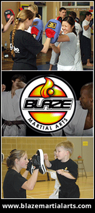 blaze martial arts | kickboxing | ascot